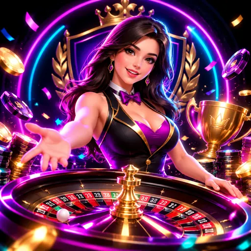 Mesa de roleta brasileira com crupiê ao vivo