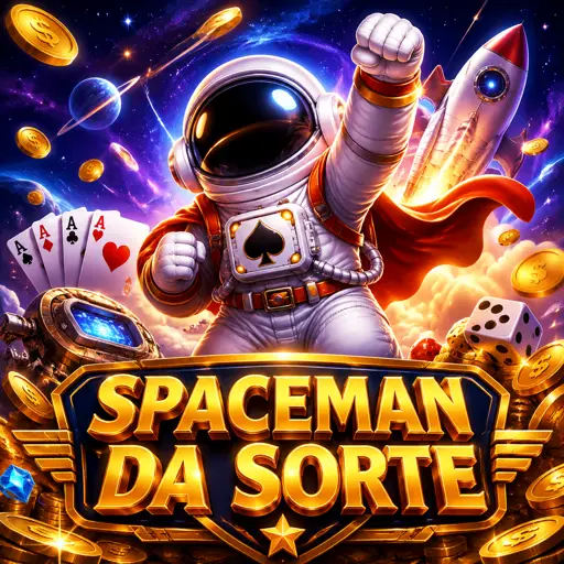 Spaceman, astronauta em trajetória com multiplicador crescente
